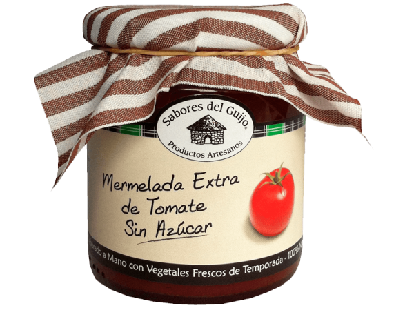 Mermelada Extra Artesana 100% Natural de Tomate Sin Azúcar Sabores del Guijo Casa Alonso
